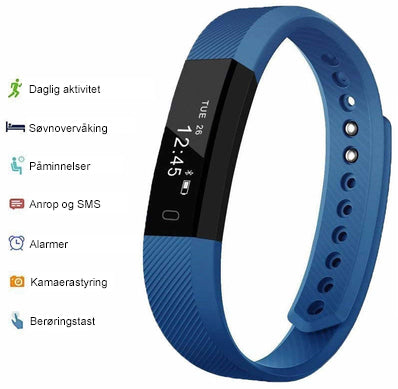 SmartFit Slim Activitets Tracker og Monitor Smart klokke