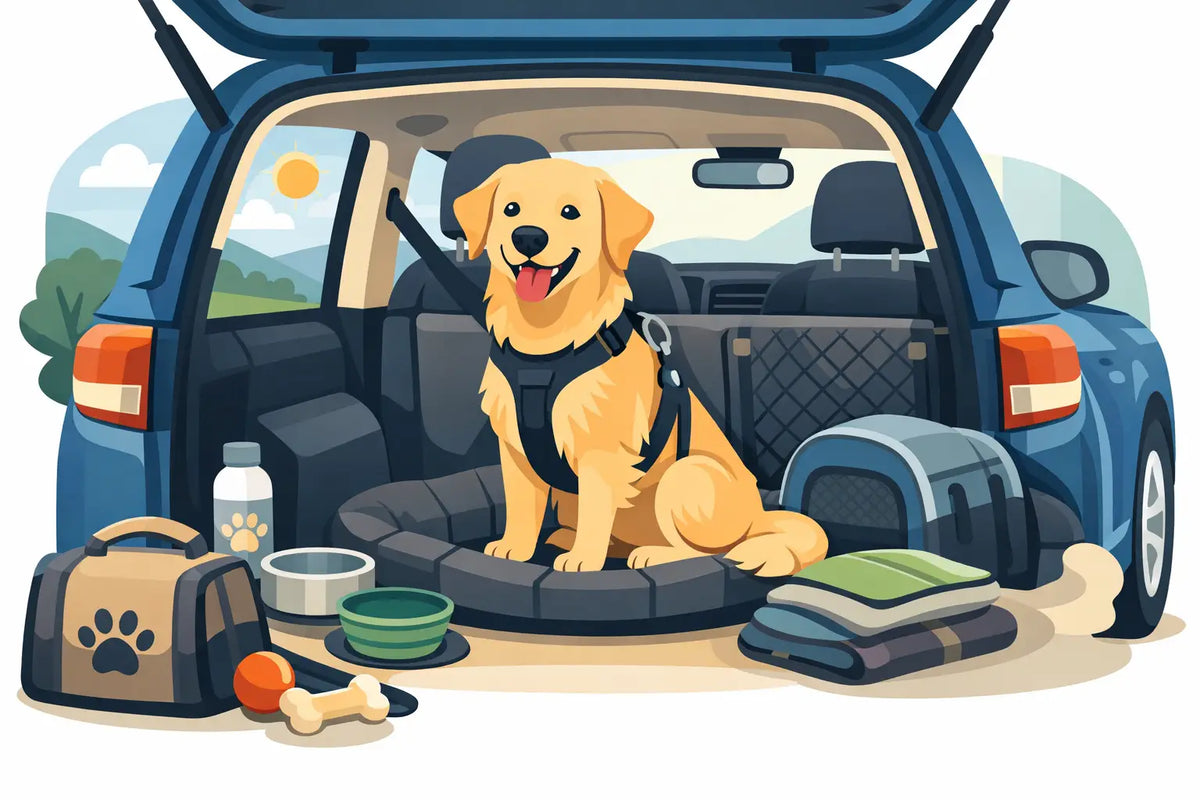 Hva trenger hund i bilen? Praktiske råd