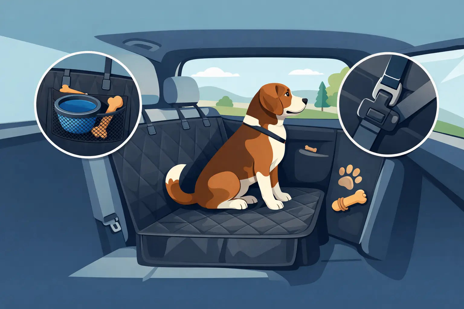 Hundematte til baksete - hva bør du velge?