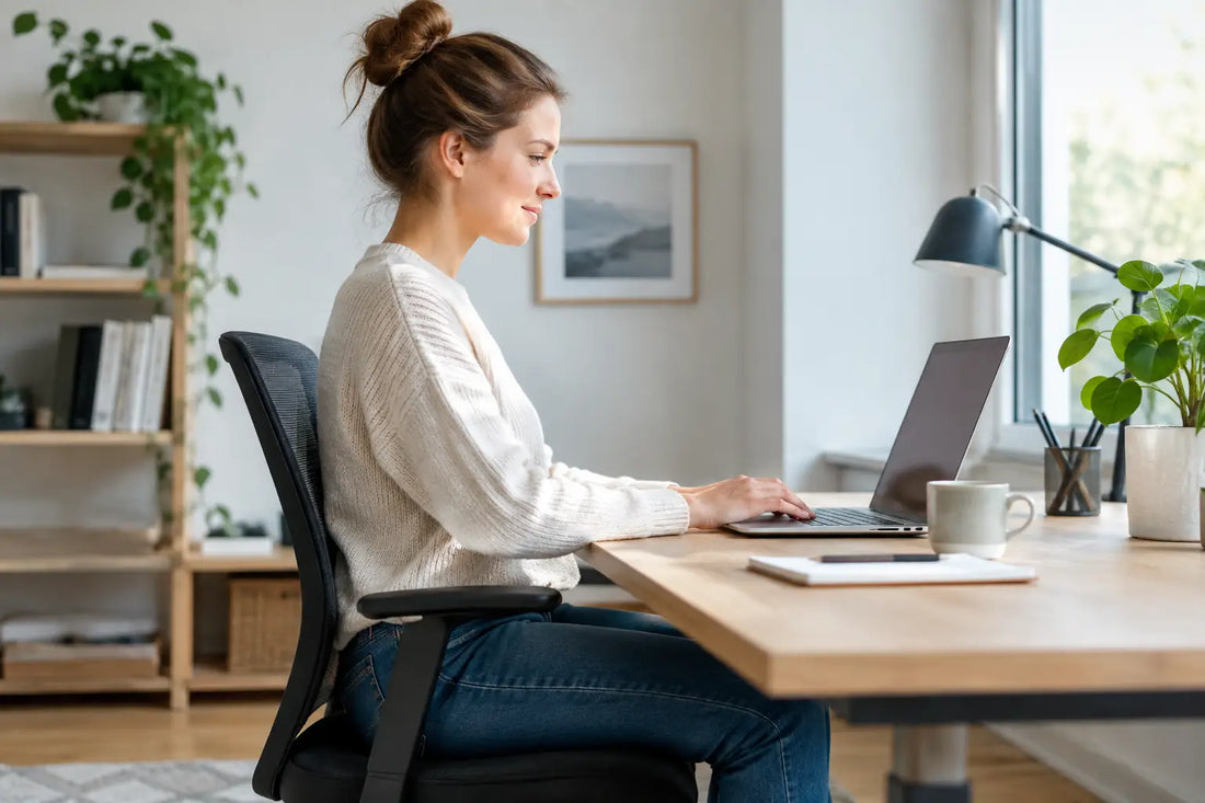 Guide til bedre arbeidsstilling hjemme hver dag