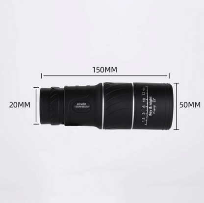 40X60 Monocular Binoculars With Night Vision BAK4 Prism High Power