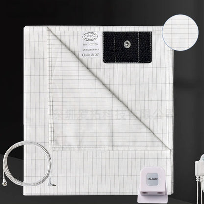 Jordingslaken for fjerning av jordstråling